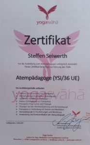 Ausbildung zum Atempädagogen im Yogasvaha abgeschlossen