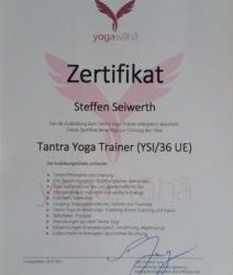 Ausbildung zum Tantra Yoga Trainer abgeschlossen